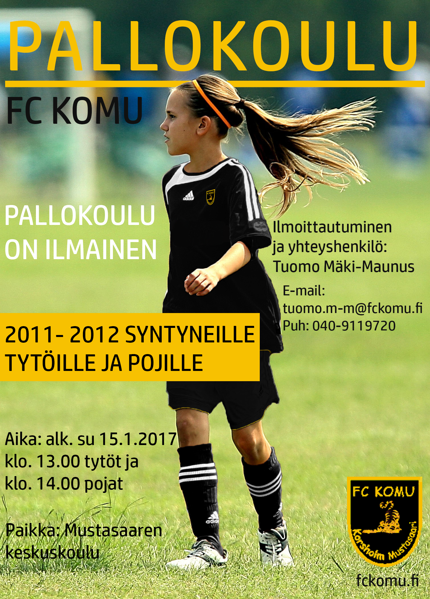 FC KoMun pallokoulu 2017